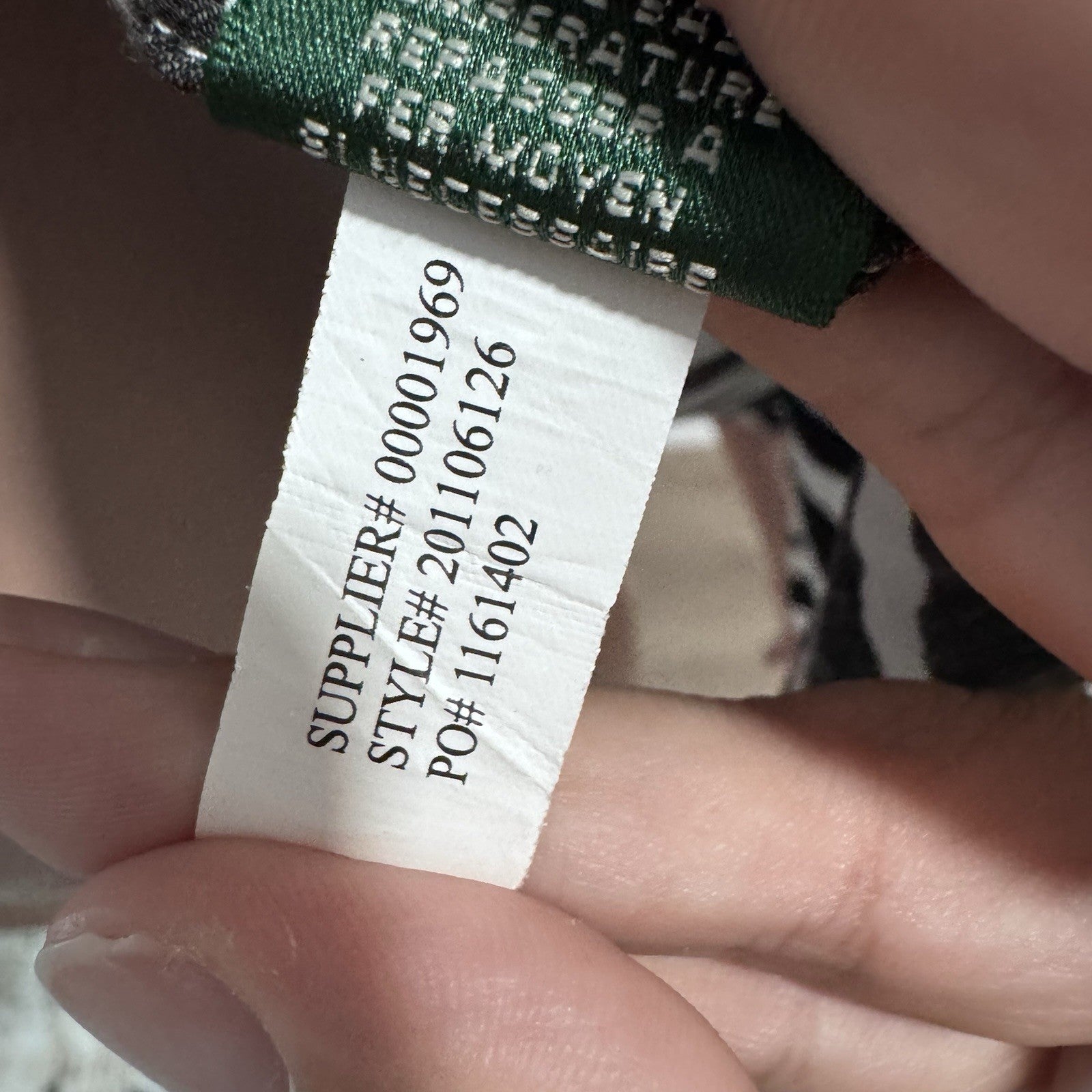 Lauren Ralph Lauren Petite Zebra Print Button Down Shirt Black White P/P