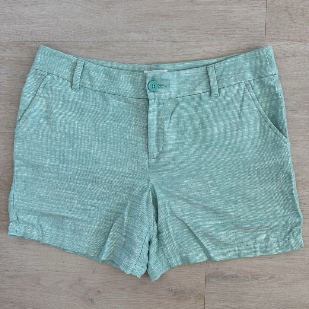 LOFT Outlet Mint Green Shorts Size 10 Cotton Summer Casual