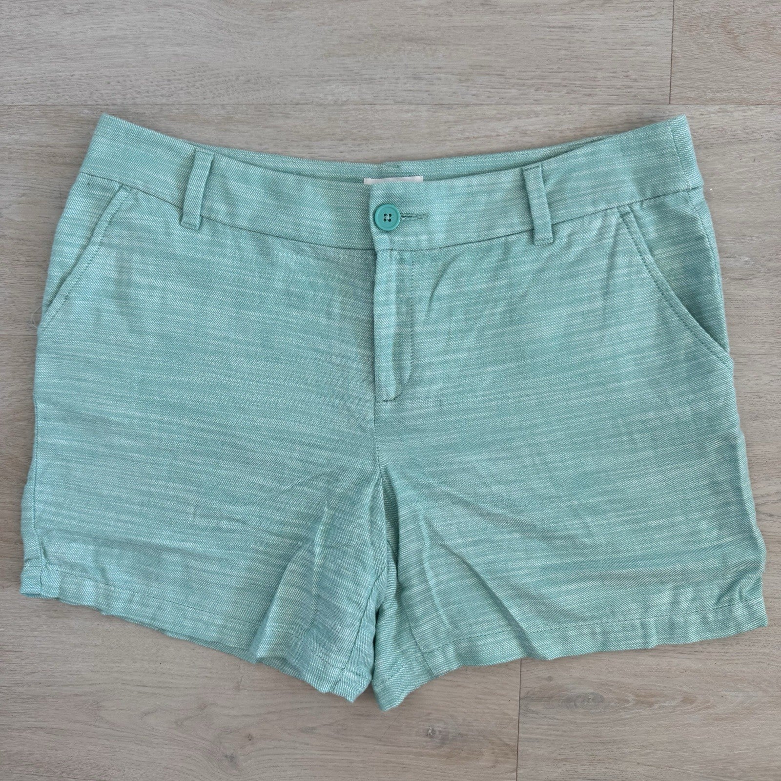 LOFT Outlet Mint Green Shorts Size 10 Cotton Summer Casual