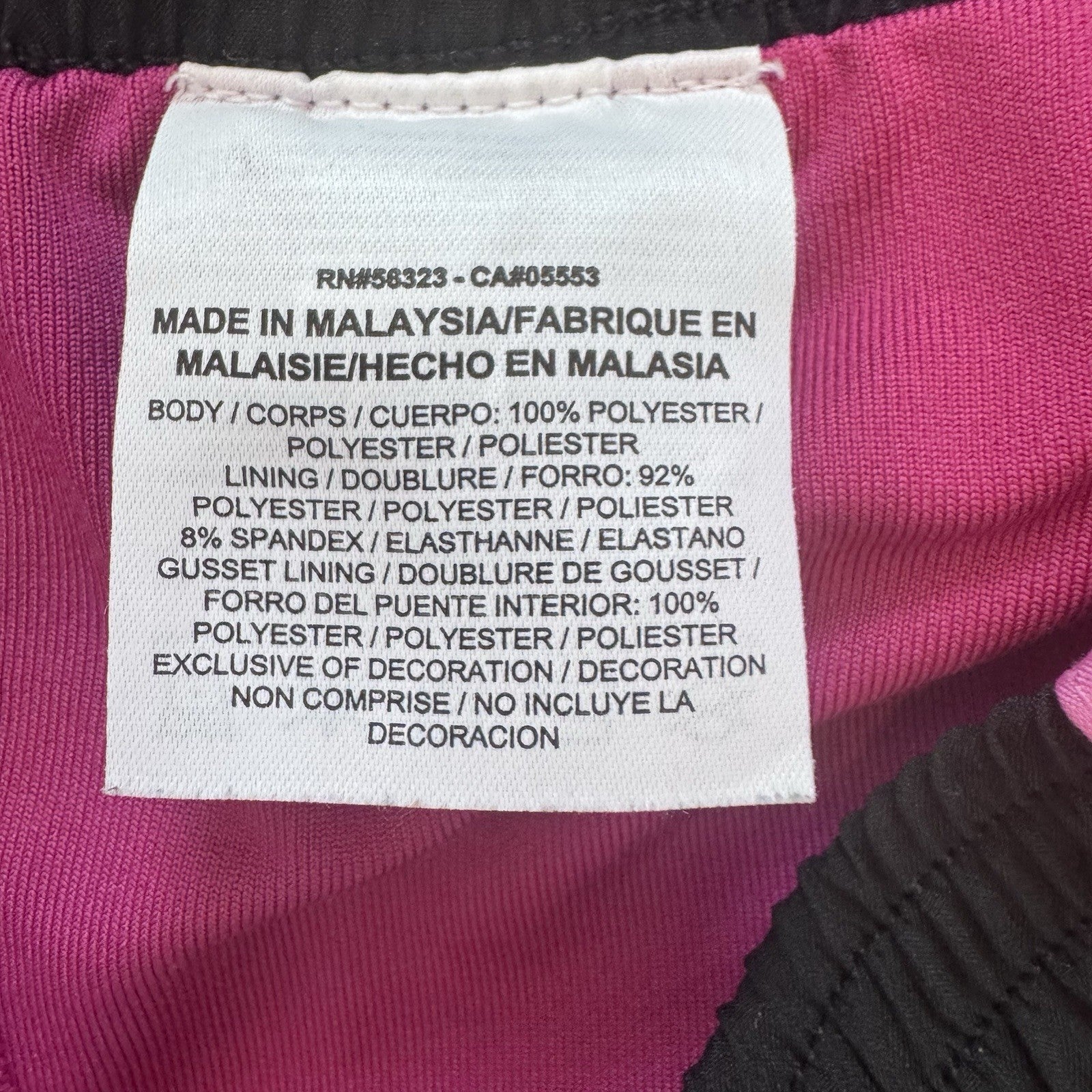 Nike Dri-Fit Womens Running Shorts Small Black Pink Athletic Activewear