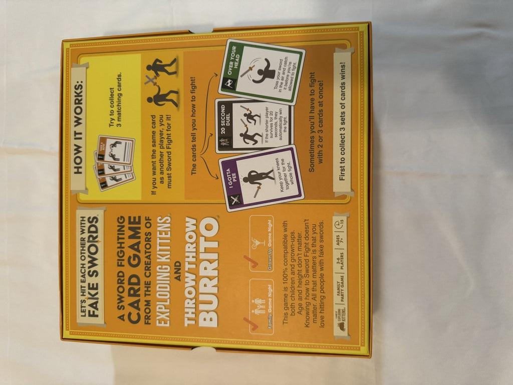 Let's Hit Each Other With Fake Swords by Exploding Kittens - 3-6 Players Age 7+ 