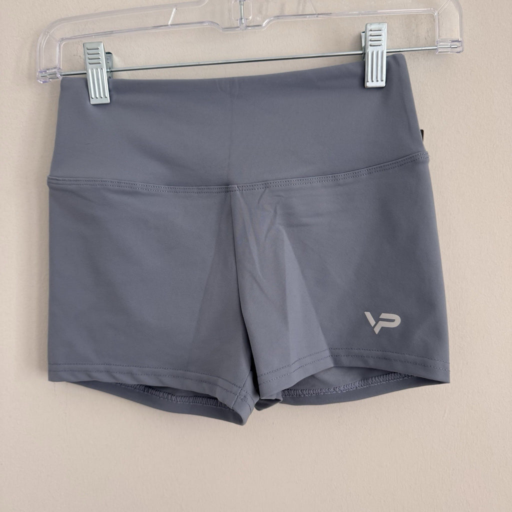 High Waist Scrunch Butt Shorts Women’s Gym Yoga Fitness Blue Size S NWT