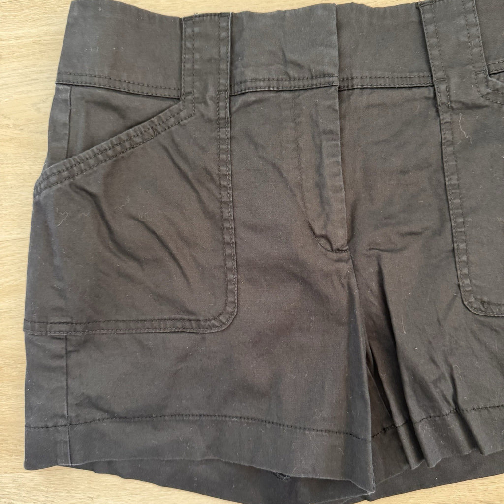 White House Black Market 4” Shorts Sz 2 Black Tailored Women’s
