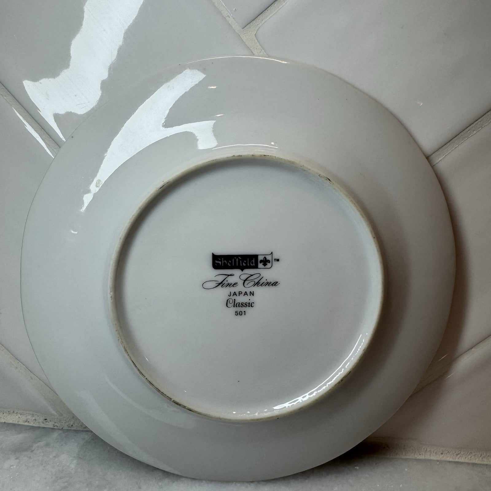 Sheffield Fine China Japan Capitol Washington DC Collector Plate 501 7.5” Vtg