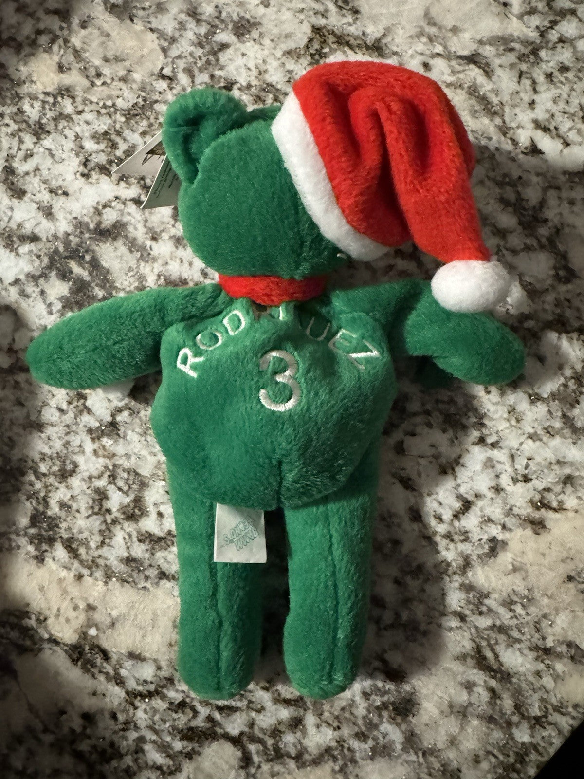 Mark McGwire/Alex Rodriguez Salvino's Christmas Bamm Beano's 90s Plush Bear