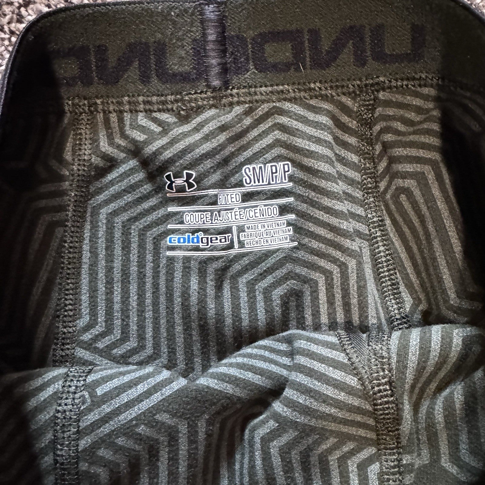 LOT Under Armour ColdGear Leggings Bundle Men’s Small Olive Green Compression