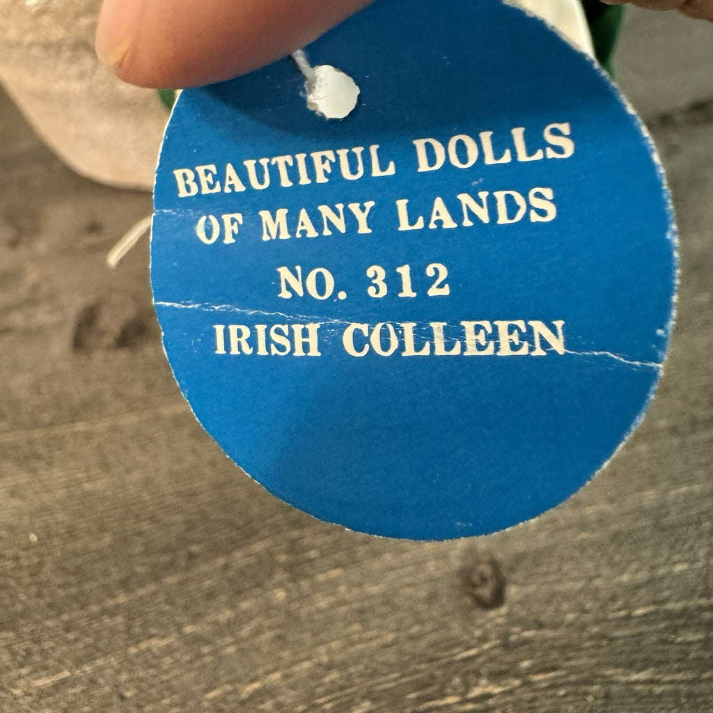 Vintage 1973 Shillman Dolls of Many Lands Lot 3 Greek Irish Mexican 8" W/ Tags