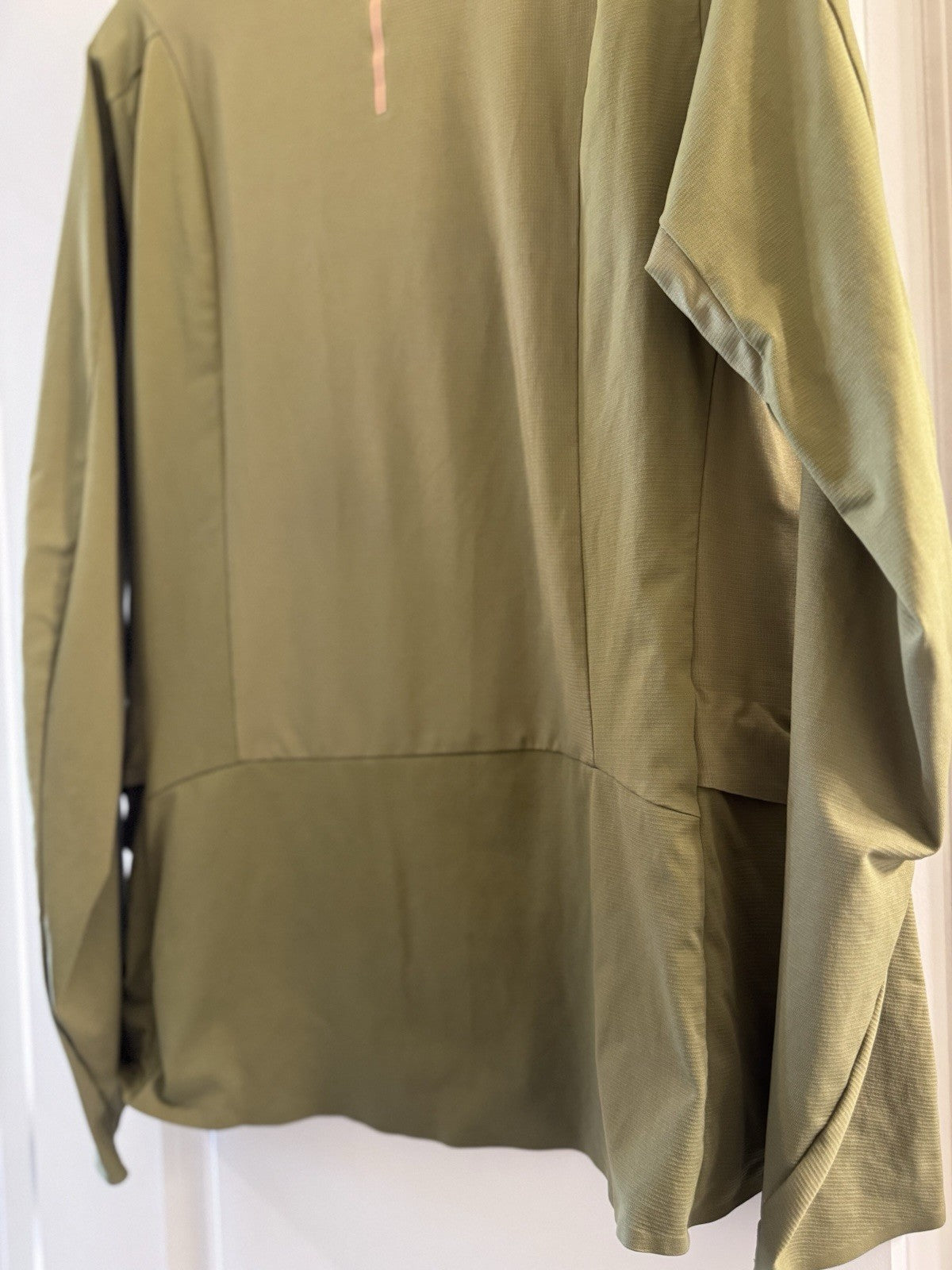 REI Co-op Men’s 1/4 Zip Pullover Olive Green Medium Lightweight Hiking Shirt
