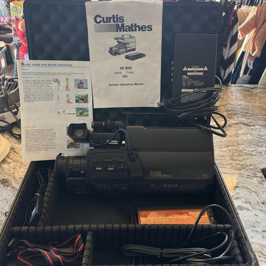 Vintage Curtis Mathes Color Video Camera - Model CV800 RARE 1988 Model. Read!