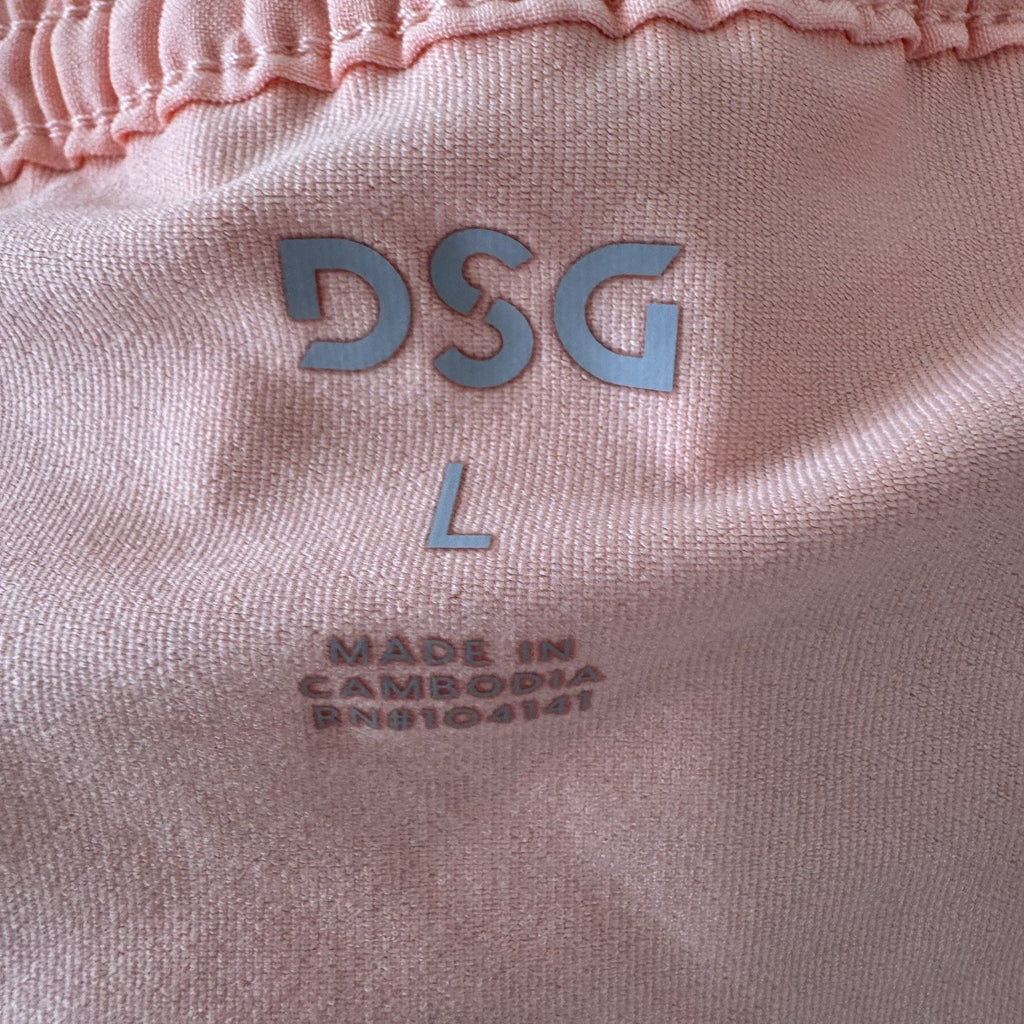 DSG Men's Large 5" Agility 2-in-1 Running Shorts NWT Pink Ray Athletic Fit Liner