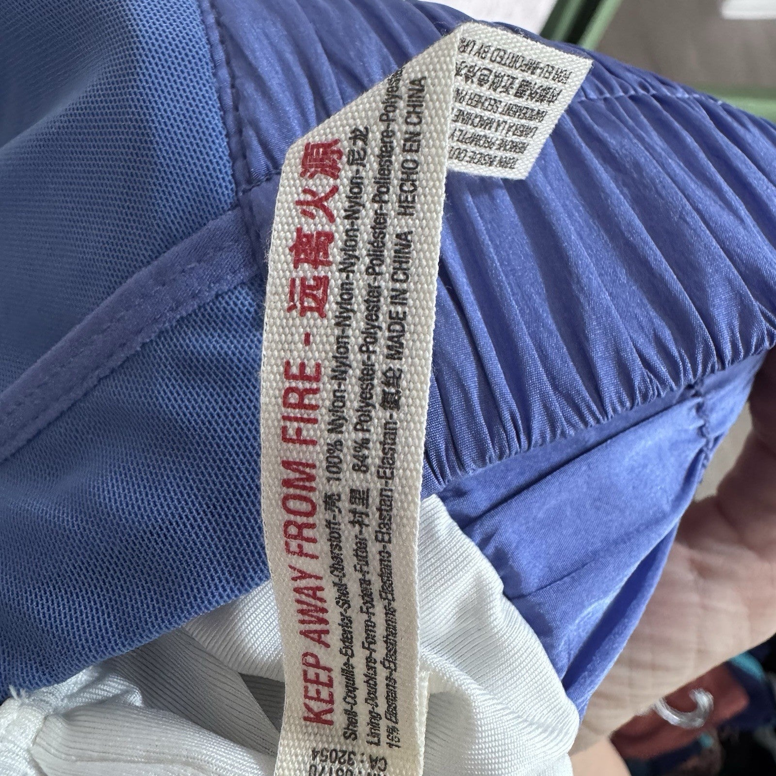 FP Movement Shorts Small Hague Blue Smocked Waist NWT