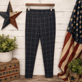 LOFT Gray Brown Plaid Pull On Leggings Pants Women’s XL Stretch Career Casual