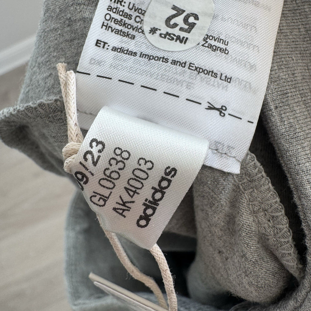 Adidas XS High Rise Leggings Gray Tight Fit Logo NWT