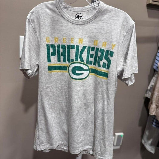 '47 Medium Green Bay Packers grey cotton t-shirt #NFL #Packers