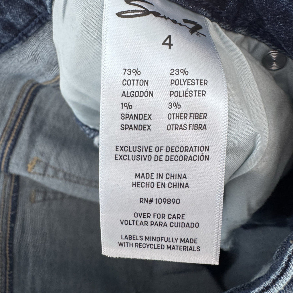 Seven7 High Rise Skinny Jeans Size 4 St James Wash NWT