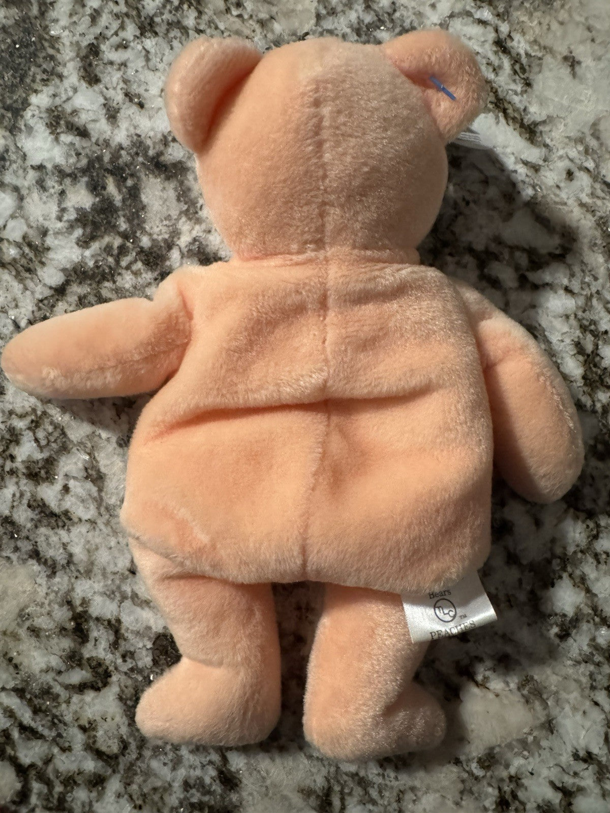 Vintage 9" Classy Tassy's Bears TLC Teddy Bear Beanbag Peaches 1998
