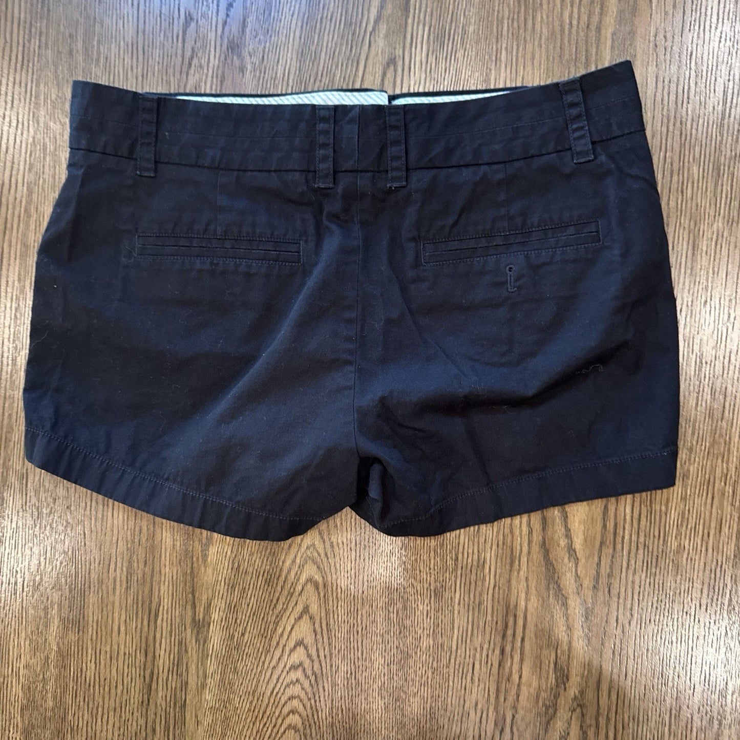 J.Crew Broken-In Chino Shorts Size 6 Navy Blue 100% Cotton Women’s Classic