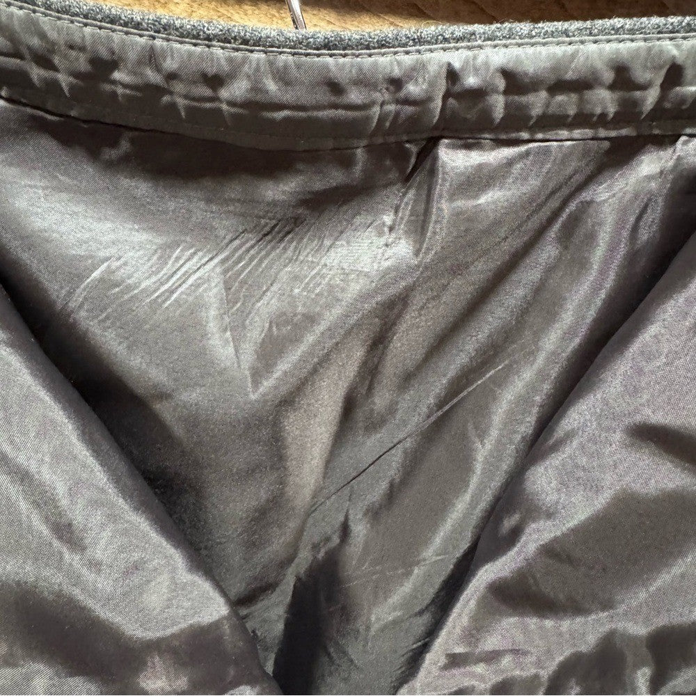 J.Crew Gray Wool Pencil Skirt with Zipper Detail - Size 12