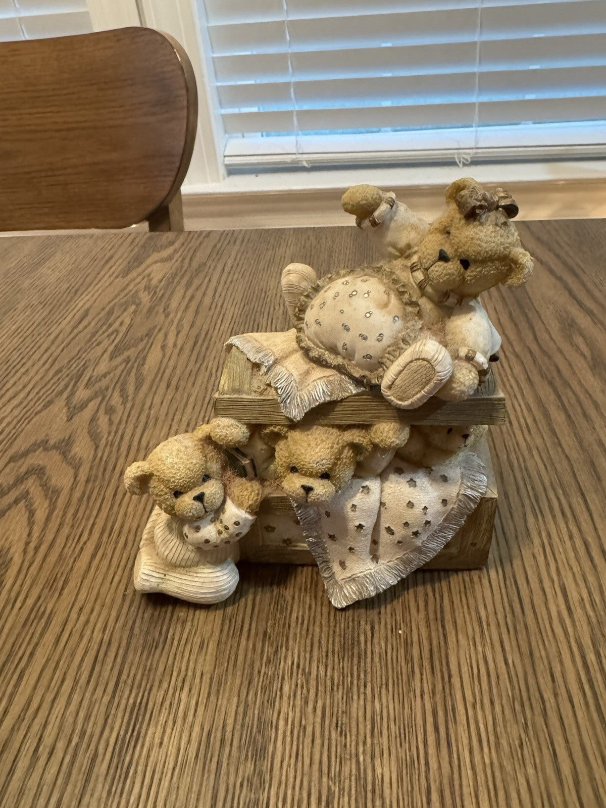 Vintage Bears Banks Collectibles Teddy Bears Hiding In A Trunk Hidden Coin Bank