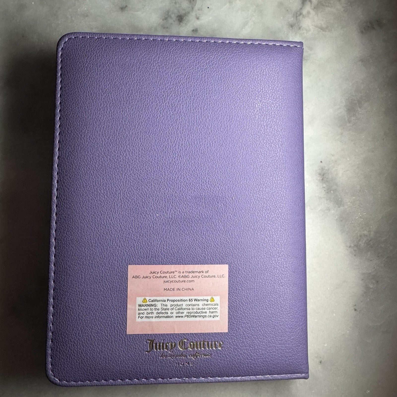 Juicy Couture Purple Journal Notebook 250 Pages Queen of Couture New