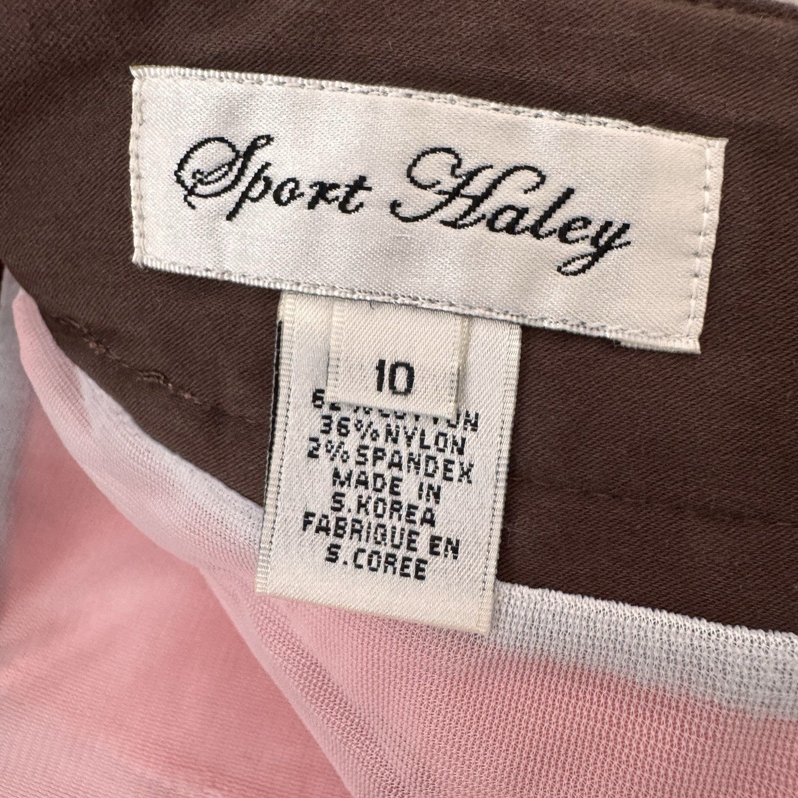 Sport Haley Women’s Golf Skort Sz 10 Coral Peach Stretch Skirt