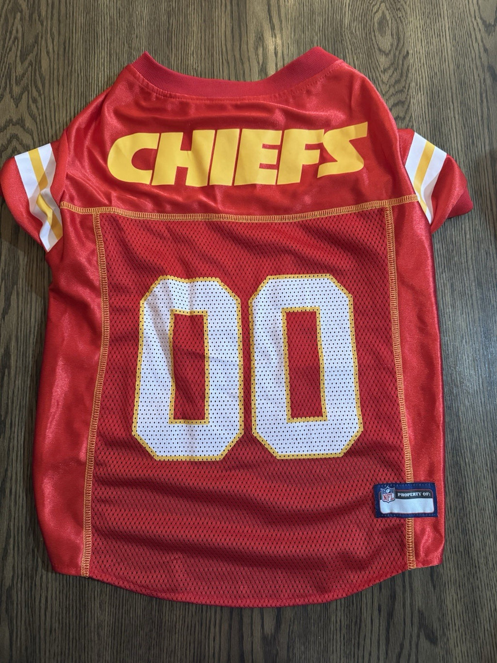 Pets First New KC CHIEFS Official NFL Dog Mesh Jersey XL