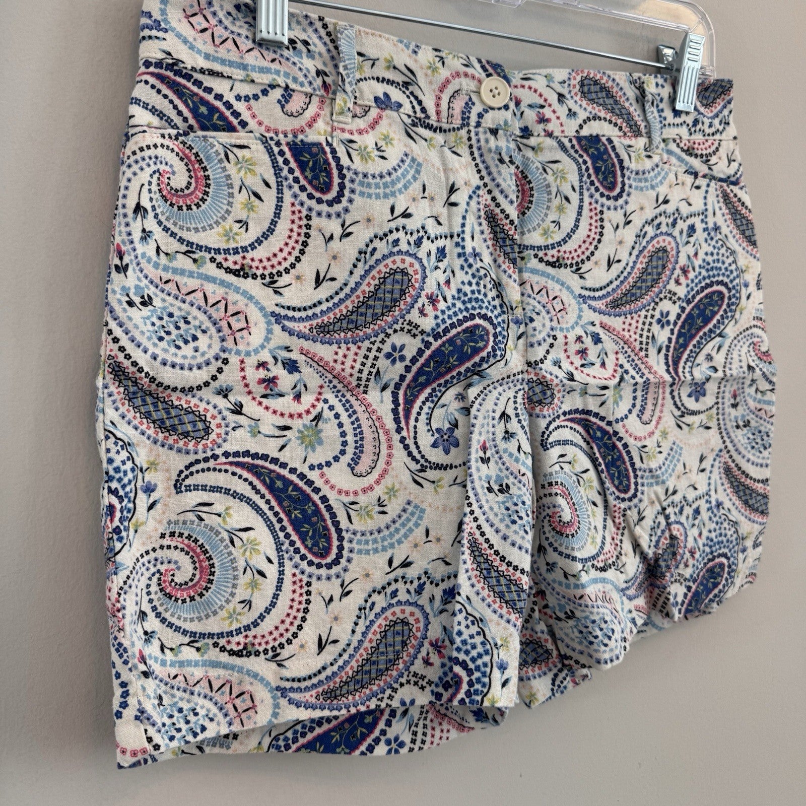 Talbots Women’s Size 8P Pants Shorts Lot 5pc Pink Beige Floral Career