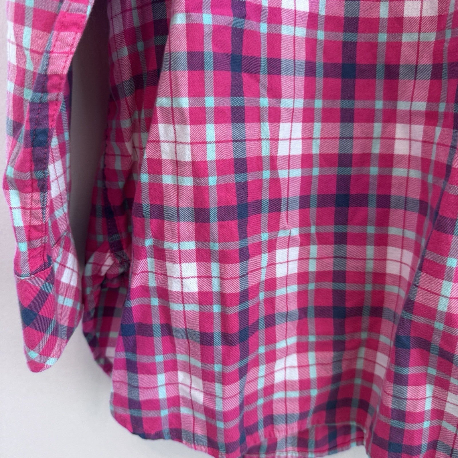 Talbots Women’s Plus 1X Top Lot Plaid Floral Cardigan Cotton 3Pc