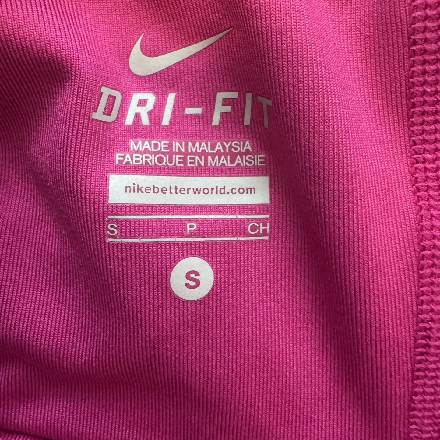 Nike Dri-Fit Womens Running Shorts Small Black Pink Athletic Activewear