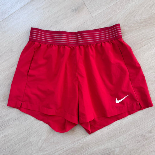 Nike Dri-Fit Women’s Running Shorts Red Size Small Athletic Activewear