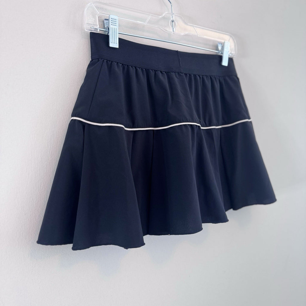 Nike Dri-FIT Tennis Skort Women’s Medium Black Athletic Skirt Shorts