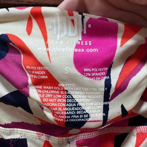 Bright Abstract Jdow Fitness Leggings - Size S
