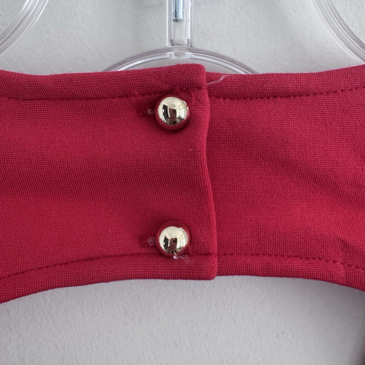 Guess Jules Backless Midi Dress Tango Red Women’s Size L NWT Sexy Cocktail Party