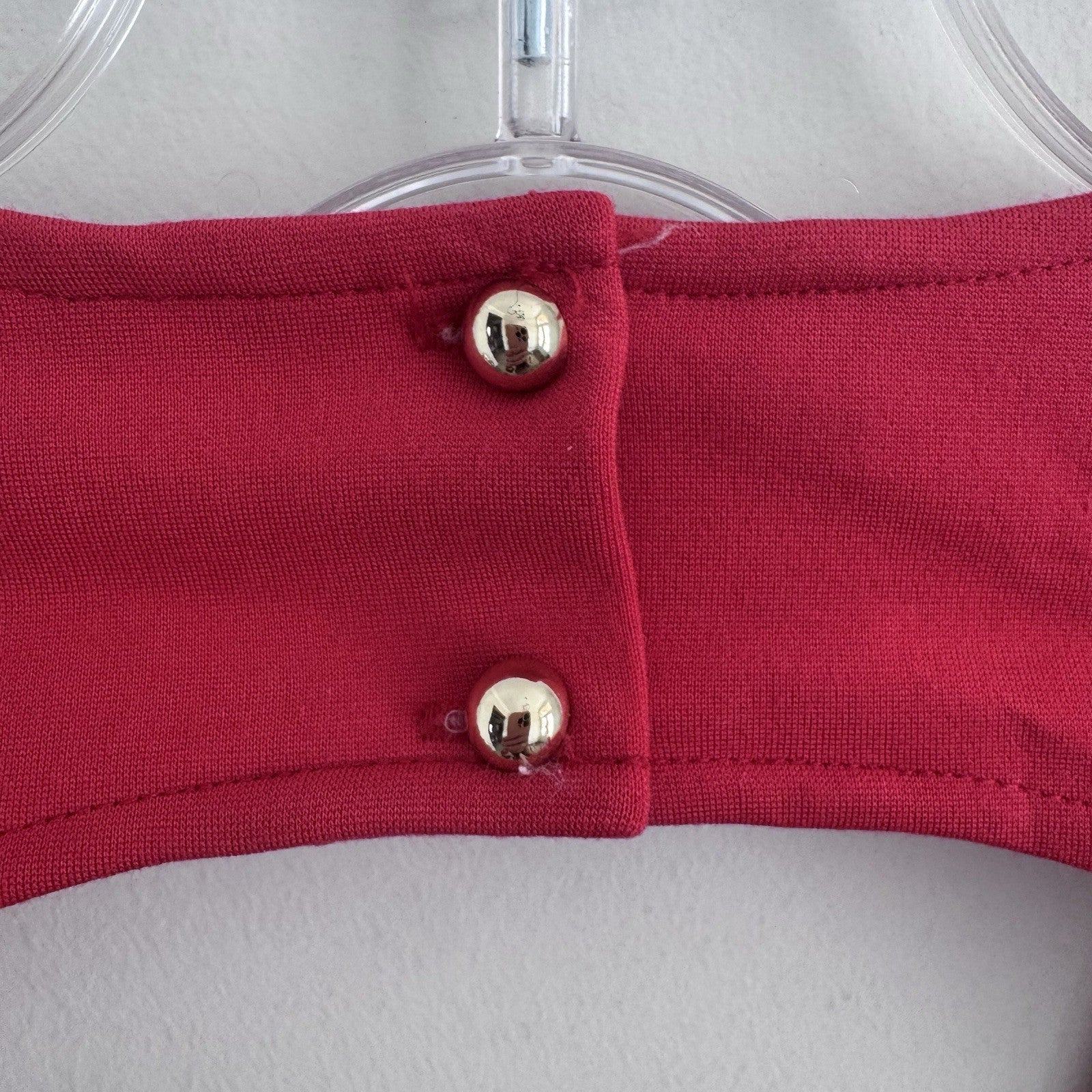Guess Jules Backless Midi Dress Tango Red Women’s Size L NWT Sexy Cocktail Party