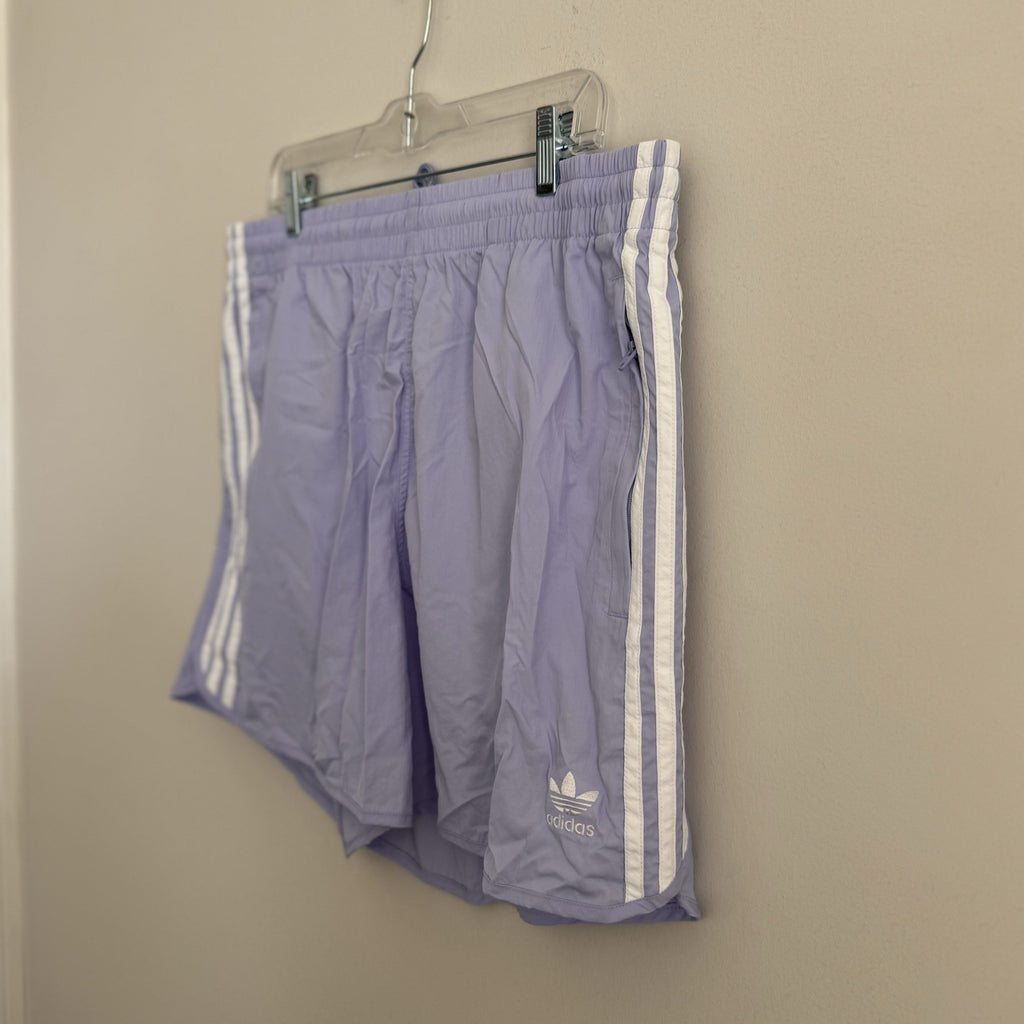 Adidas Originals Men's XL Sprinter Shorts Violet Tone Purple White 3-Stripe NWT