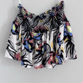 Free People S/P Tube Top Strapless Boho Peasant Top Smocked Rayon