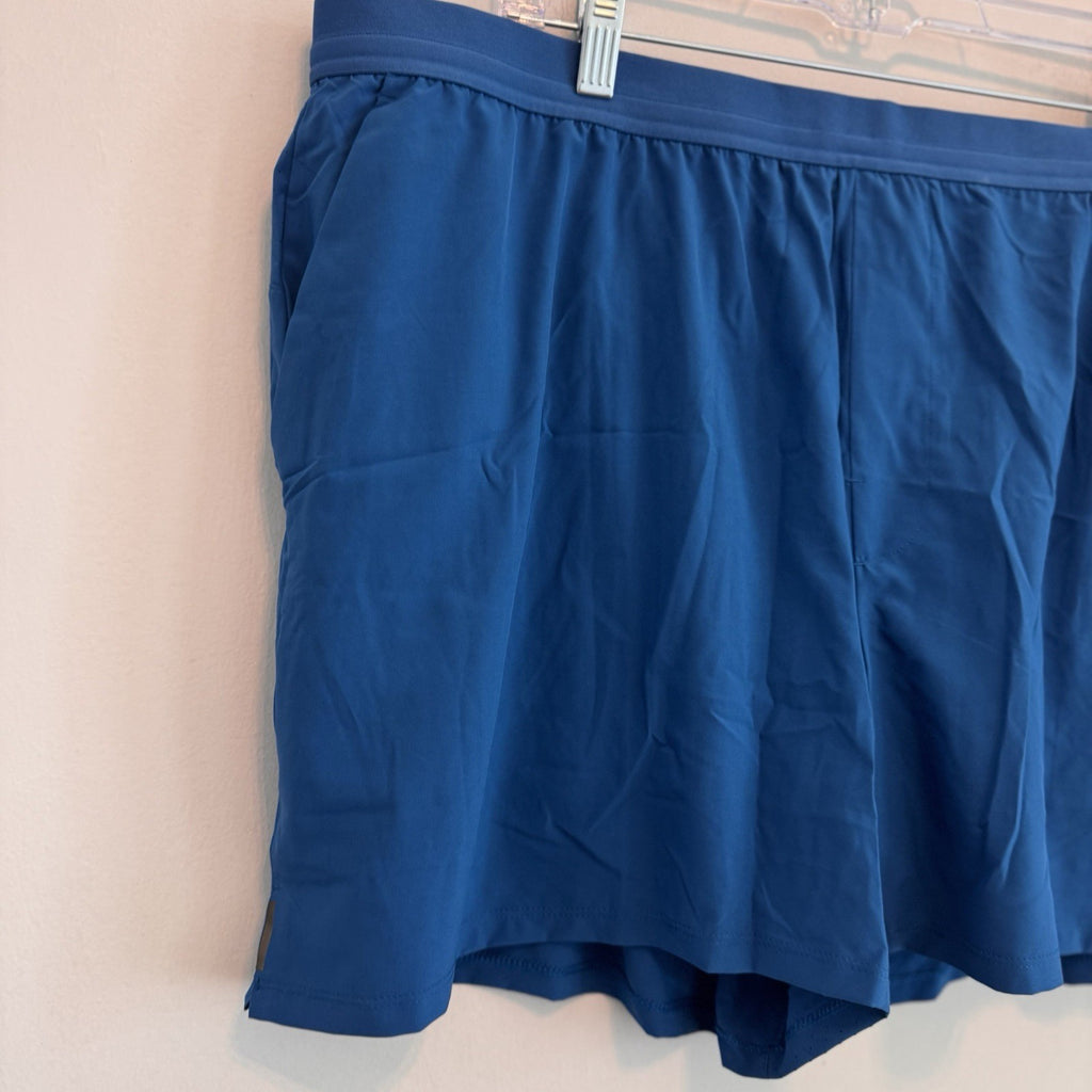 VRST Men's XXL 5" Accelerate Short Blue Tide NWT Lined Athletic Running 2XL 5in
