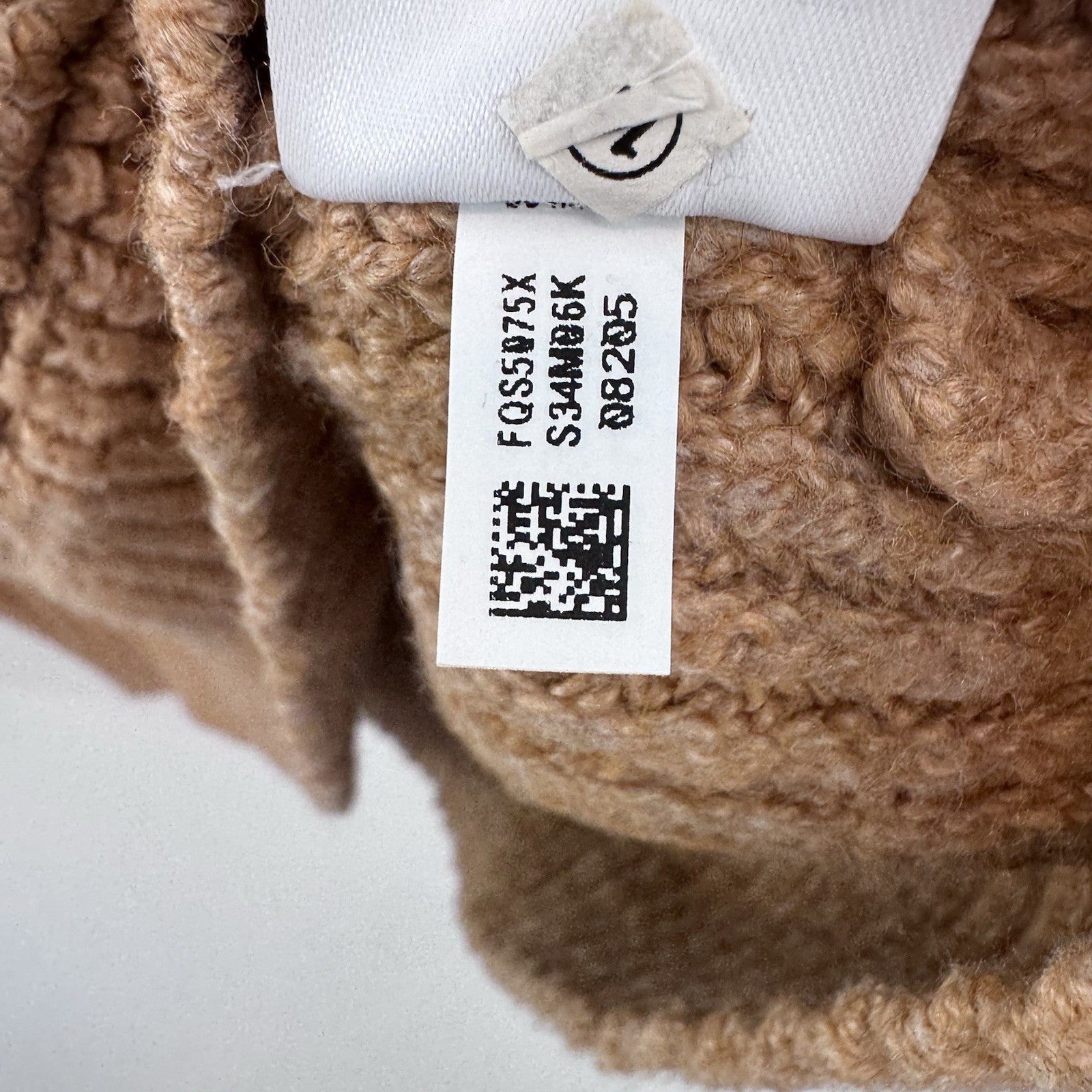 American Eagle Hooded Chunky Knit Sweater Hoodie Tan Beige Oversized M Women’s
