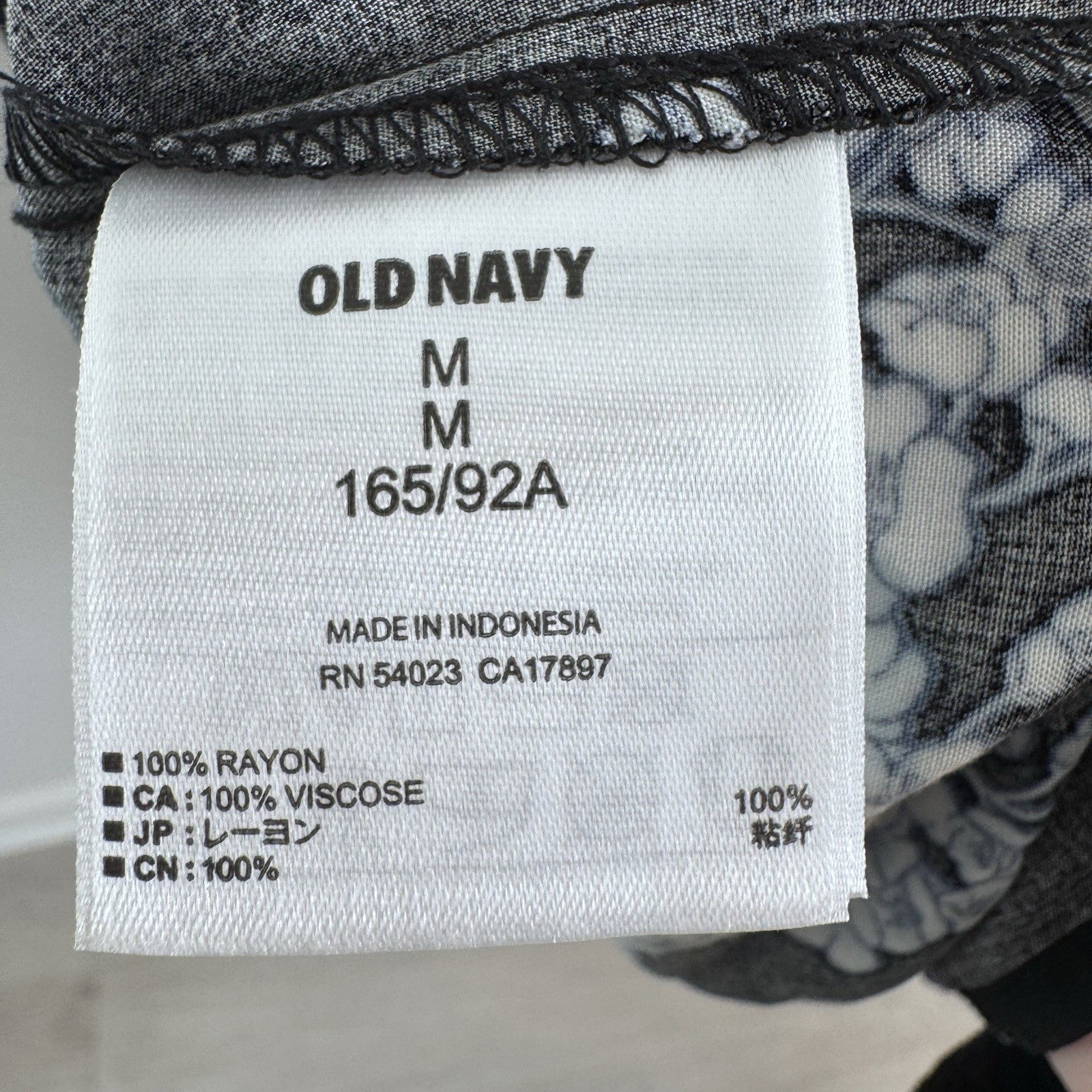 Old Navy Strapless Floral Maxi Dress M Black White Boho 2013