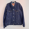 Levi’s Denim Trucker Jacket XL Dark Wash Button Front Classic Jean NWT