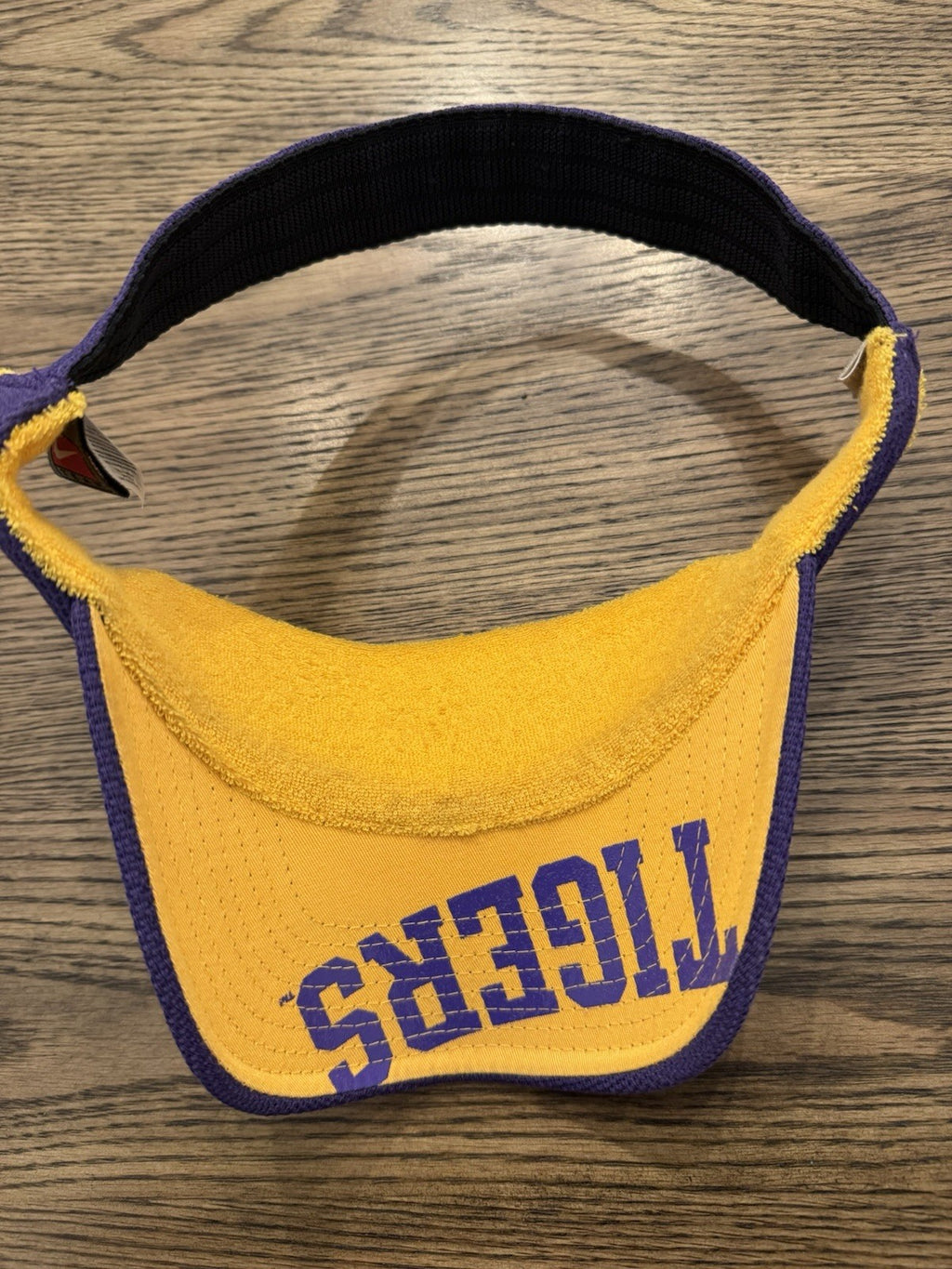 Nike Dri Fit Purple & Gold LSU Tigers Sun Visor One Size
