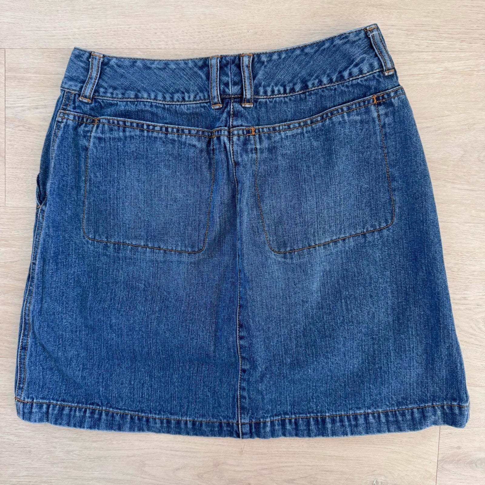 The Limited Denim Mini Skirt Size 4 Y2K Dark Wash Stretch Vintage-2003 Women's
