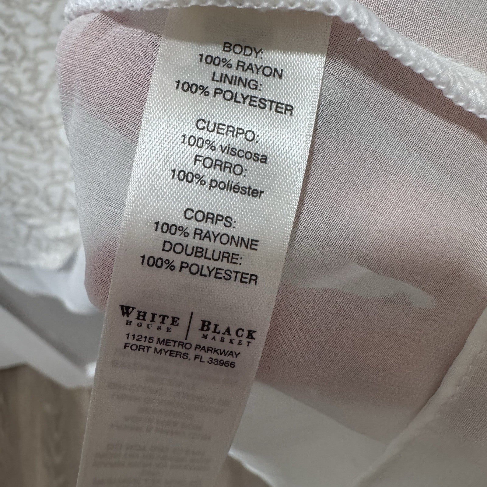White House Black Market Sleeveless Layered High Low Tank Top Sz S Ivory Gold