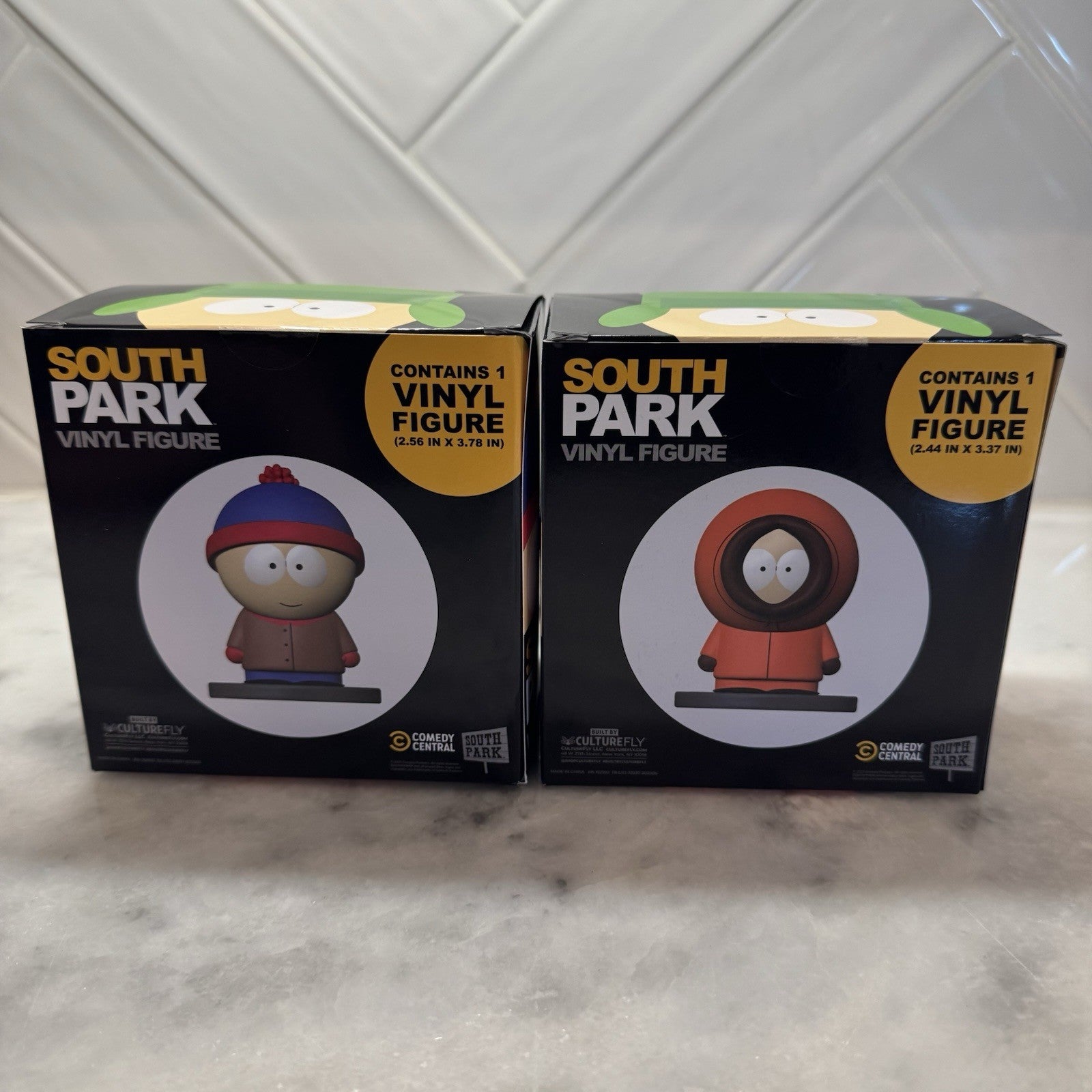 South Park Stan & Kenny Vinyl Figure Set CultureFly New Rare Comedy Central