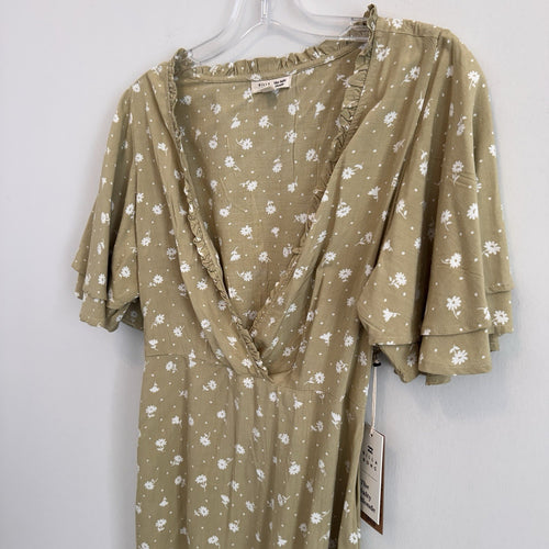 Billabong x The Salty Blonde Floral Mini Dress Women’s M NWT Boho  MSRP79