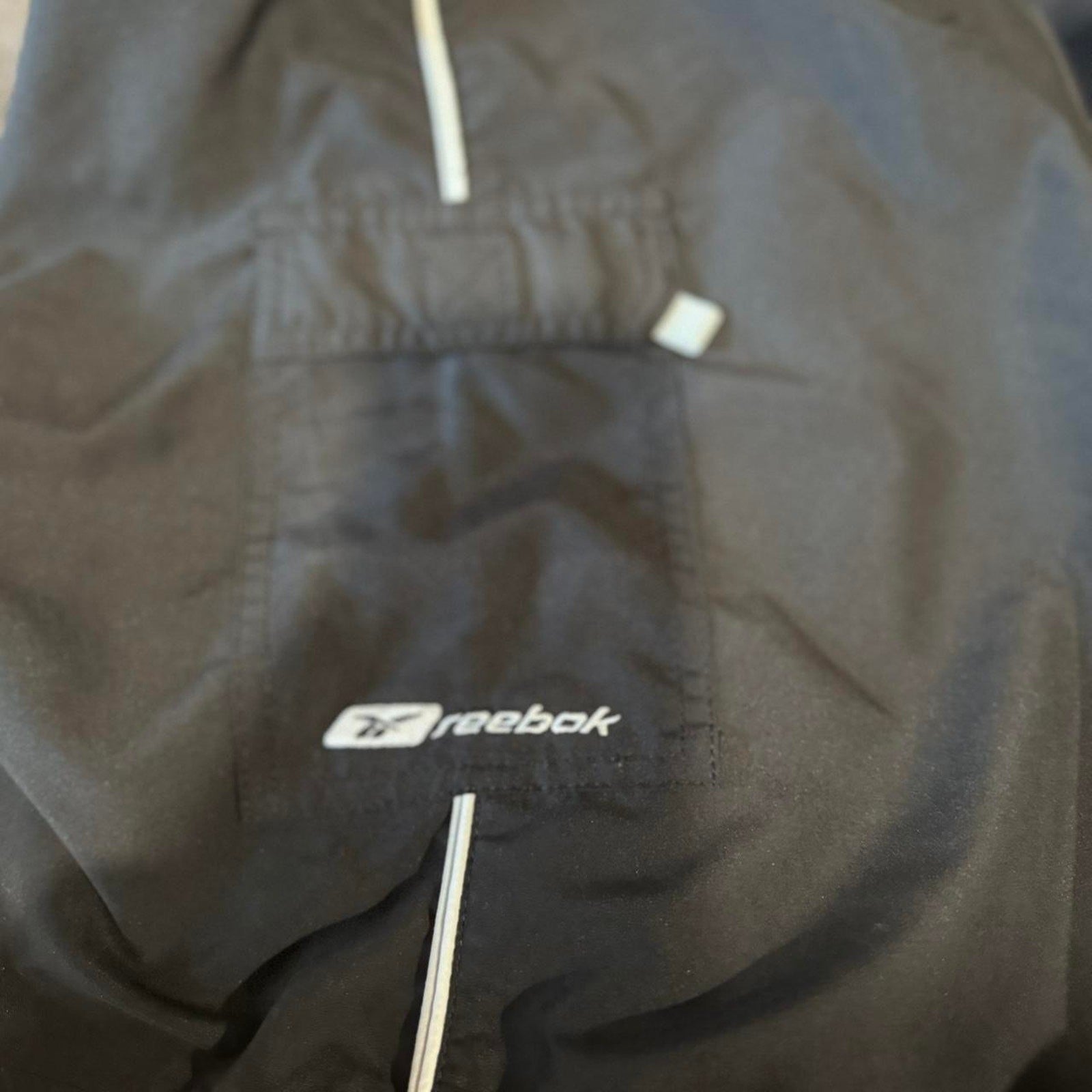 Vintage Reebok Black Athletic Cargo Shorts - XXL