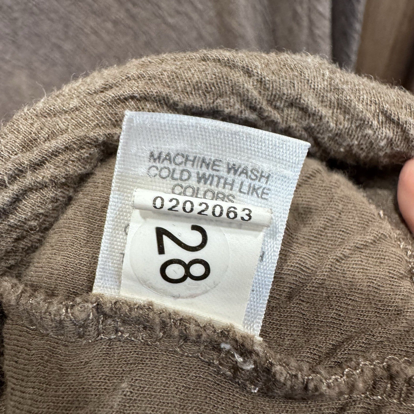 Pure Jill Women’s Textured Cotton Tunic Dress Gray Size Medium Pockets