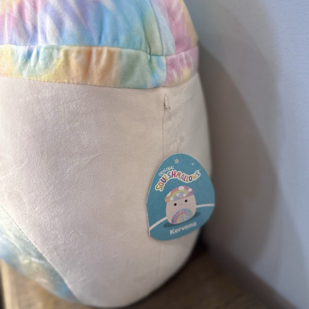 Squishmallows Kervena Tie Dye Mushroom 14” Plush S14 #1234 2021 Tags