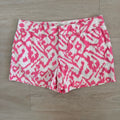 LOFT Pink Ikat Shorts Women’s 6 Linen Blend Summer Preppy