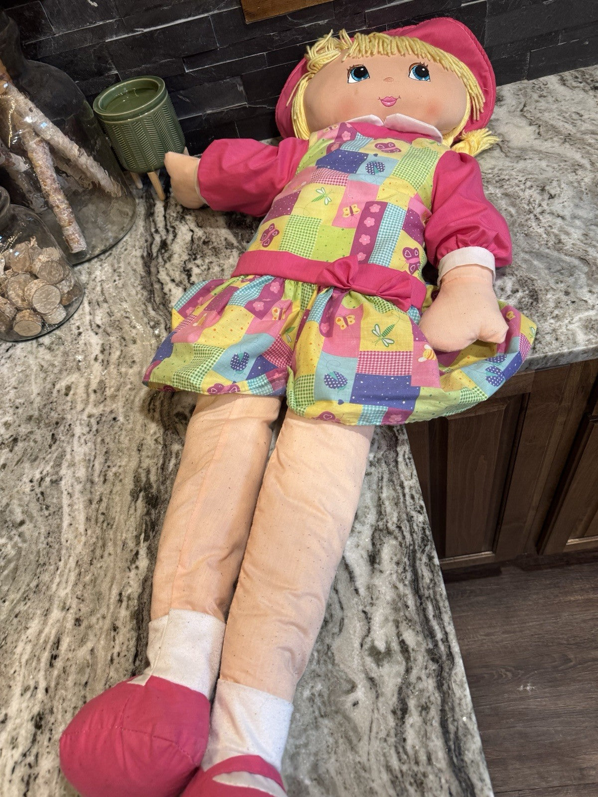 Big Dolly Life Size Rag Doll RARE Well-Made Toy Company Vintage